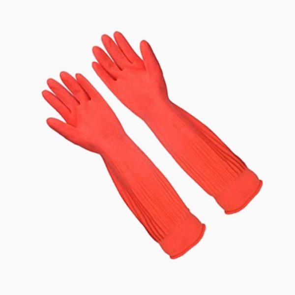 rubber-glove-long-red